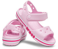 Дитячі сандалі крокс CrocsBayaband Sandal Ballerina Pink Пудрові