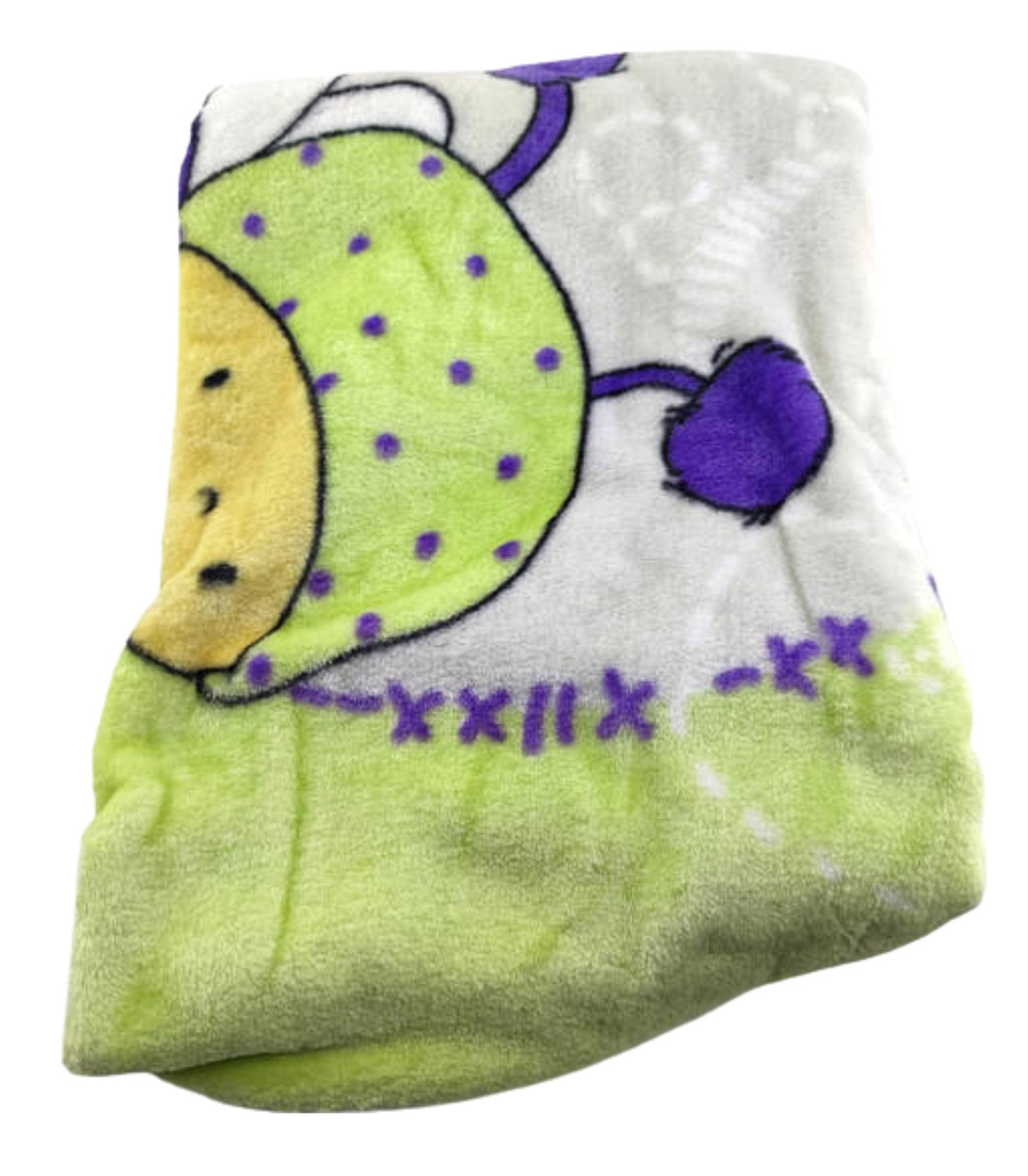Детский плед одеяло Турция для новорожденного подарок новорожденному салатовое (НДП55) - фото 2 - id-p1502162936