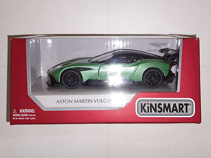 Модель Kinsmart Aston Martin Vulcan KT5407W 1:38 салатовый