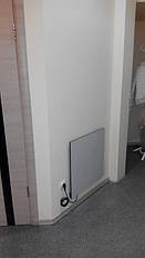 Керамический обогреватель Теплокерамик на входе в салон