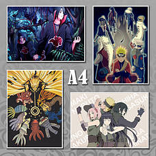 Плакати А4 Naruto
