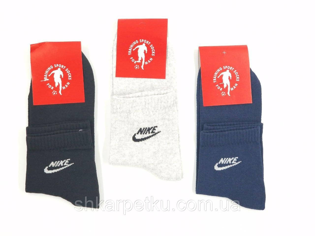 Чоловічі середні демісезонні шкарпетки бавовна  Sport Socks "N" ,  40-44, 12 пар/уп. асорті