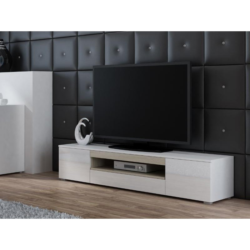 Тумба під телевізор у вітальню з ДСП/МДФ RTV VIVA Сama Meble Польша, фото 1