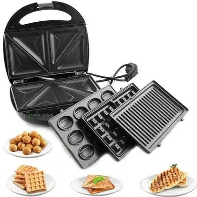Steinberg ST-780 1200W Бутербродниця вафельниця сендвічниця горішниця для дому