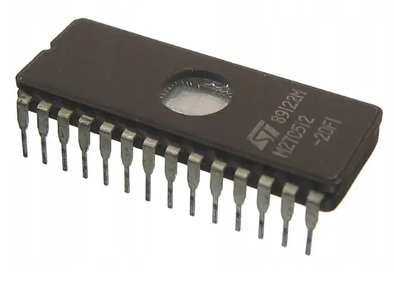 M27C512-20F1, Інтегральна мікросхема пам'яті (EPROM 512-Кбіт 64K X 8 ST) CDIP-28