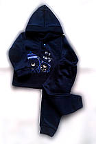 Комплект для хлопчика (джемпер із капюшоном на блискавці + штани) 28 (98,104)