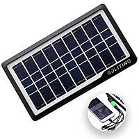 Зарядка от солнечной батереи (7V) Solar panel Gdlite GD-035wp / Универсаль солнечная станция для устройств