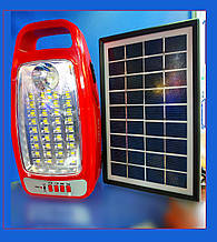 Світильник світлодіодний DELUX REL-104 36 LED 12 W + 1 W сонячна панель, радіо