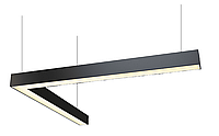 LED светильник фигурный VERONA -L 310*310мм 20Вт 3200К(тёплый белый свет) чёрный корпус