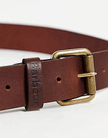 Barbour allanton grain leather belt in brown mac0111br51 ремінь шкіряний чоловічий оригінал