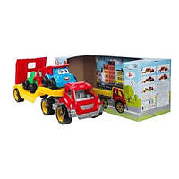KM3909T Детская игрушка Автовоз с набором машинок ТехноК KM3909T