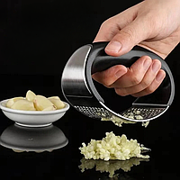 Ручной пресс-чеснокодавка Steel Garlic Press (черный)