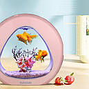 Міні акваріум 3 в 1 SunSun Aquarium YA-01 LED Pink, фото 4