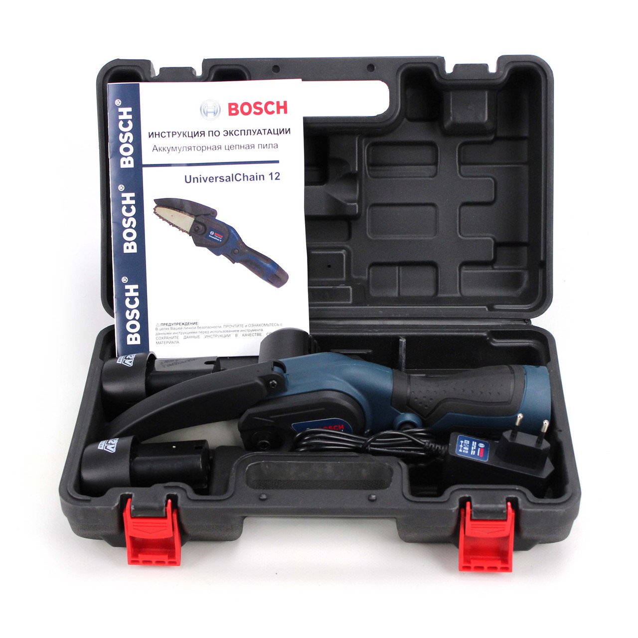 Аккумуляторная мини пила Bosch UniversalChain 12 (12V, 3AH) АКБ веткорез Бош - фото 10 - id-p1797665448