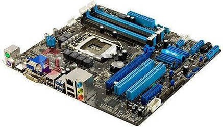Материнська плата ASUS P8B75-M, s1155 Intel B75 + планка, фото 3