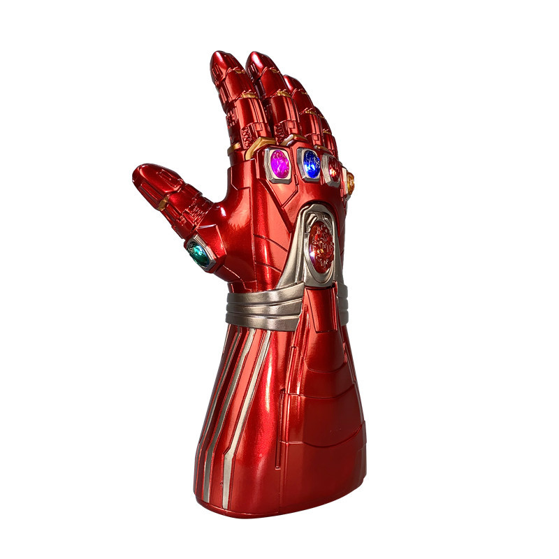 Світлодіодна Рукавичка Залізної людини Iron Man Месники Фінал 36 см (доросла) Є дефект, фото 1