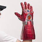 Світлодіодна Рукавичка Залізної людини Iron Man Месники Фінал 36 см (доросла) Є дефект, фото 2
