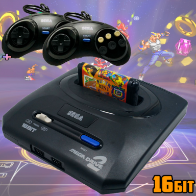 Купить Игровая приставка ретро sega mega drive 2 16 бит портативная ...