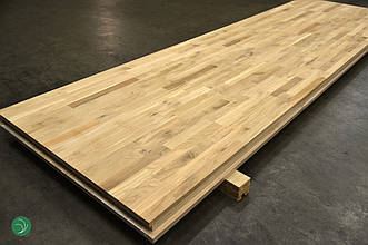 Щит із дуба 20 мм 3,00 м х 1,220 м Другий сорт (зрощена ламель) за лист