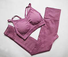 Фітнес костюм жіночий 42-46 рожевий