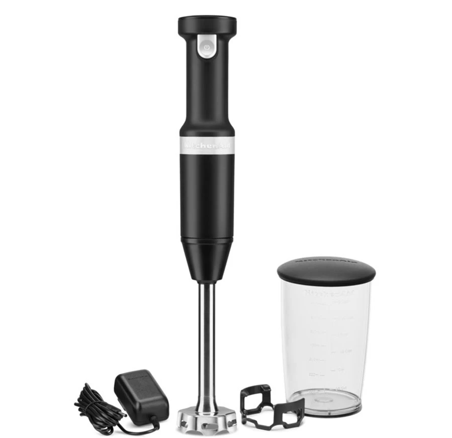 Блендер KitchenAid Artisan занурювальний бездротовий чорний 5KHBBV53EBM, фото 1