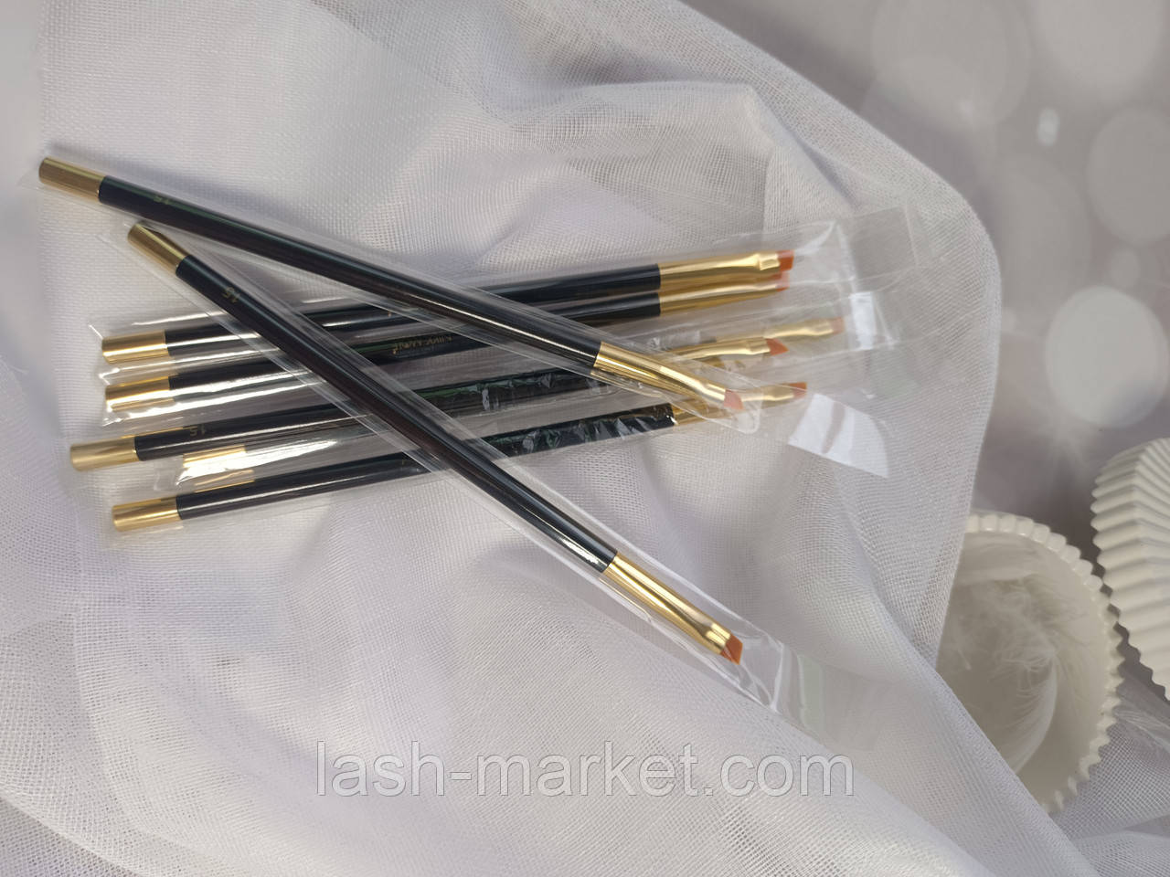 Синтетична кисть для брів Nikk Mole #15, фото 1