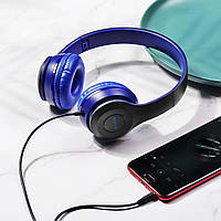 Наушники BOROFONE BO5 Star sound wired headphones Blue