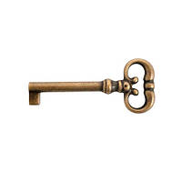 Ключ для мебельного замка KM33711-Brass старая бронза