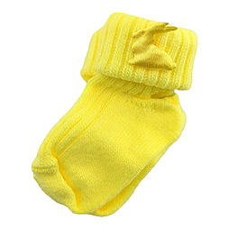 Дитячі шкарпетки 0 до 6 місяців Туреччина для дівчинки новонароджених жовтий (НД36)
