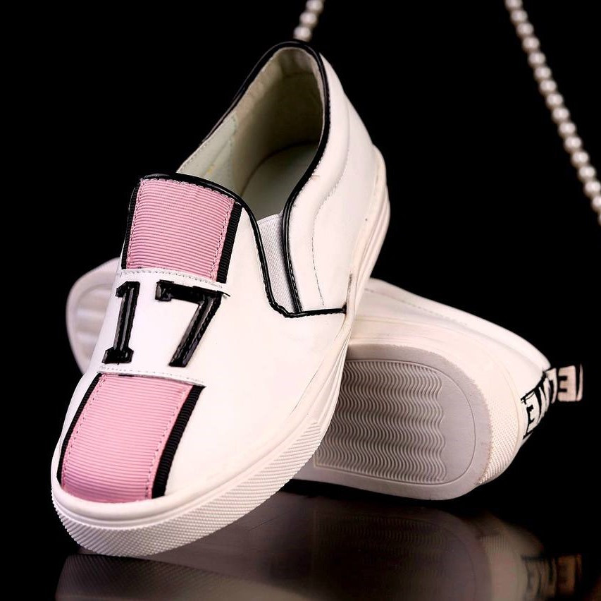 Мокасини дитячі НВ85-8 WHITE/ROSE