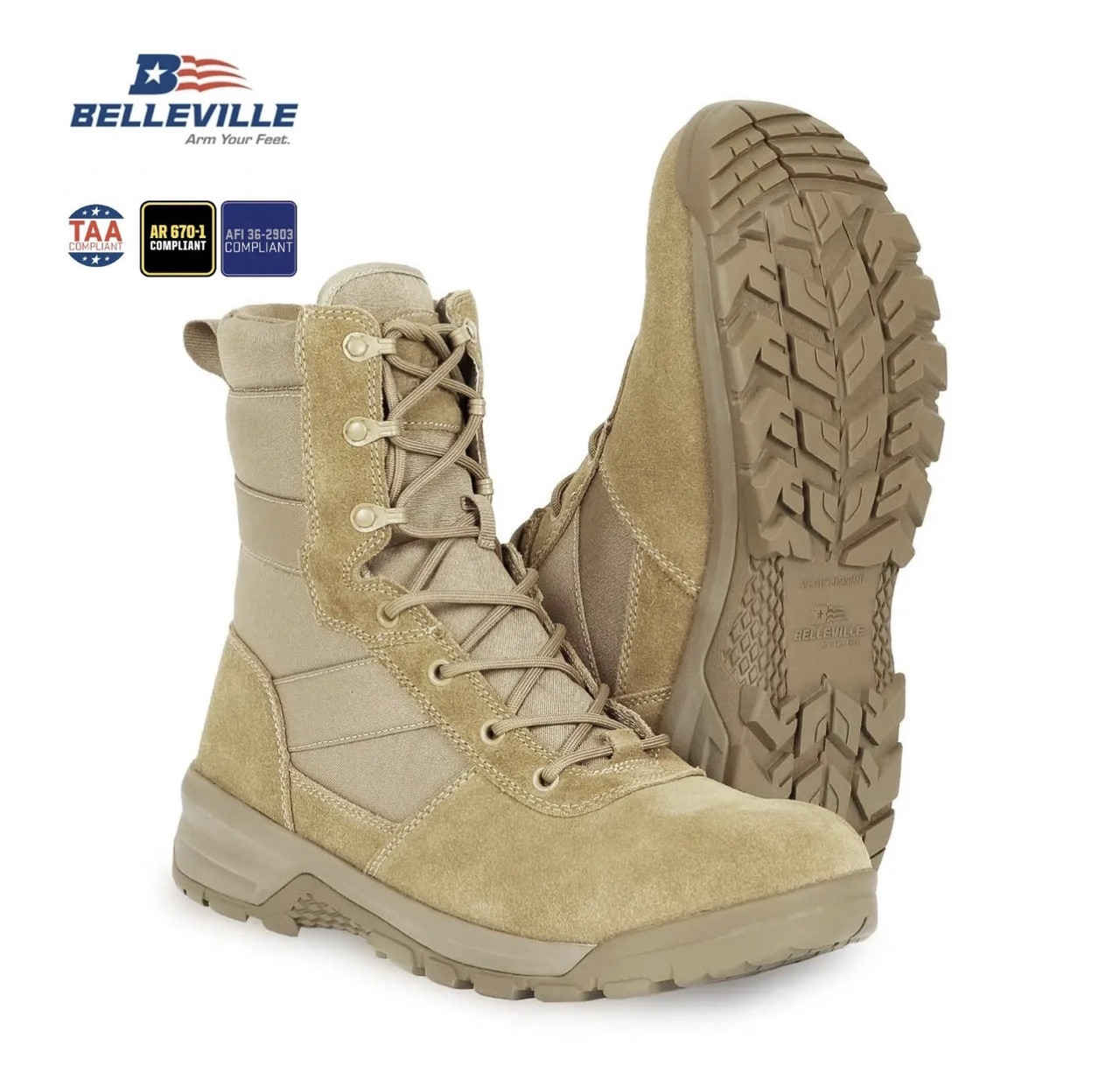 Тактичні берци Belleville Spear Point BV518 Lightweight Hot Weather (стандарт армії США)