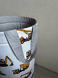 Кошик для іграшок, для хлопчика "Будівельна техніка", фото 5