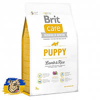 Сухой корм Brit Care (Брит Кеа) Puppy Lamb & Rice для щенков всех пород (ягненок/рис) 3 кг