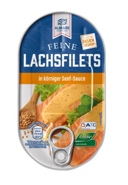Лосось Филе в Горчичном Соусе Almare Feine Lachsfilets 181 г Германия