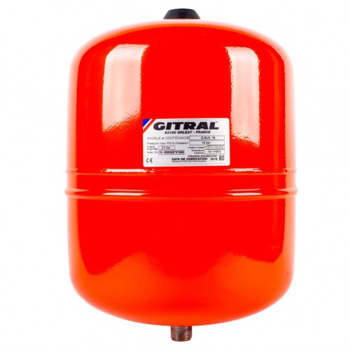Розширювальний бак GITRAL G-Sun 18 літрів для геліосистем