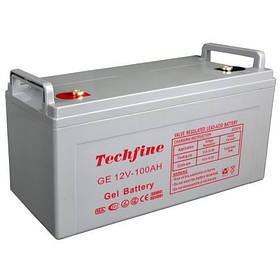 Тяговий акумулятор для ДБЖ Techfine (GEL 12V 100AH) Гелевий