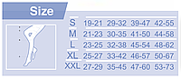 Компрессионные чулки 3-й класс антиварикозные с закрытым носком FX1632 Размер S топ M, Компрессионные чулки XXL, Компрессионные чулки 3-й класс от варикоза FX1632, антиварикозные чулки до бедра с открытым носком XXL топ