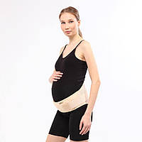 Бандаж для беременных, послеродовой эластичный на липучках ORTHOPEDICS MEDICAL CAS424 Бежевый, Размер S топ