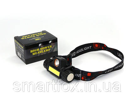 Ліхтар налобний Bailong BL-101 (8101) магніт, фото 1