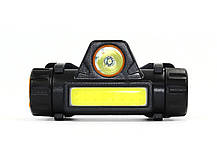 Ліхтар налобний Bailong BL-101 (8101) магніт, фото 5