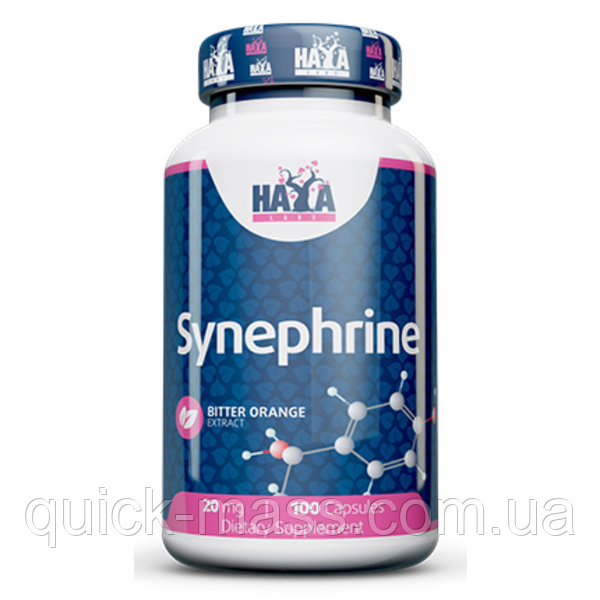 Жироспалювач синефрин HayaLabs Synephrine 20 мг - 100 капс, фото 1