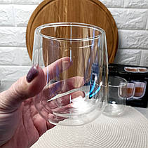 Склянки 250 мл з подвійними стінками Ardesto для латте 2 шт (AR2625G), фото 4