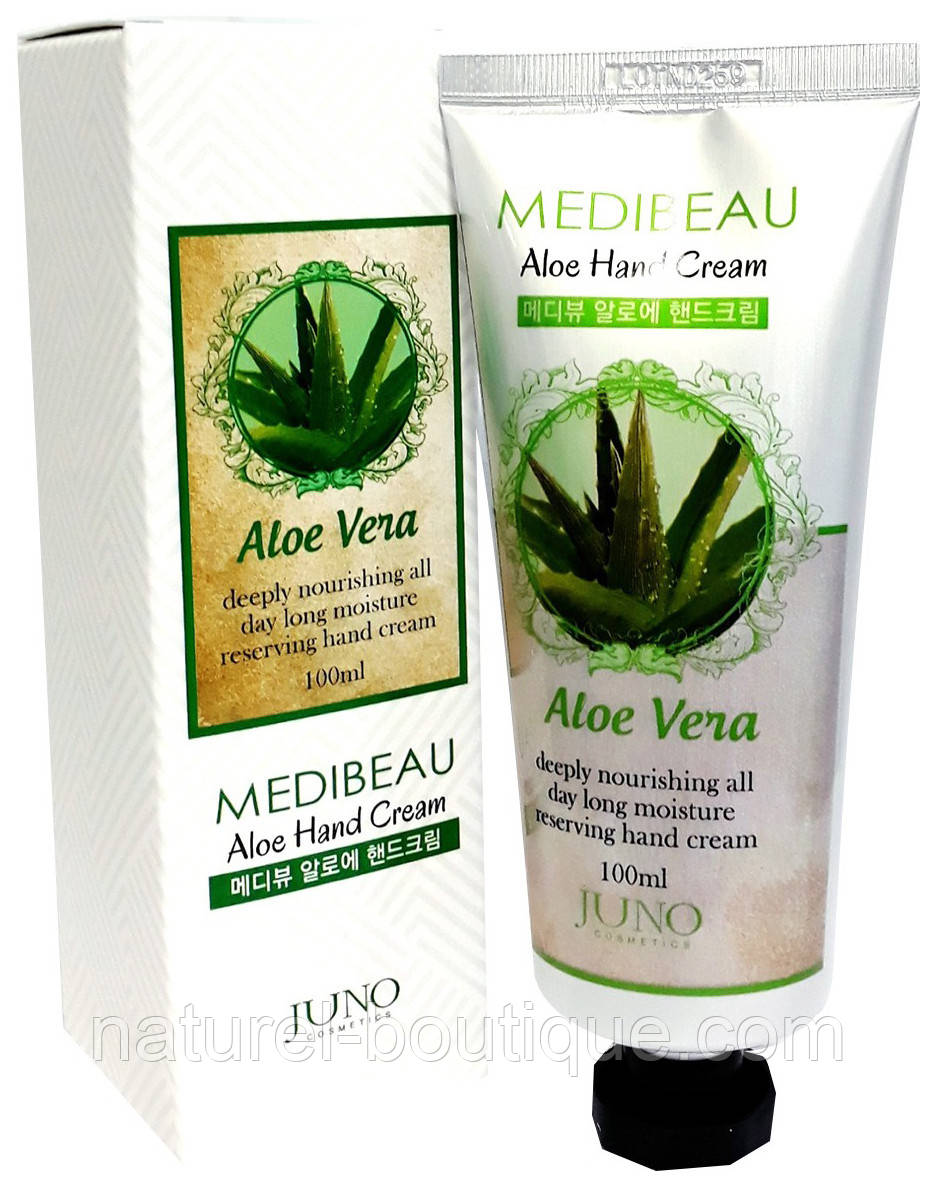 Крем для рук Juno Medibeau Aloe з екстрактом алое вера