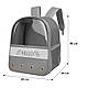 Рюкзак-переноска для кішок Taotaopets 261102 32*24*40 cm Gray, фото 2