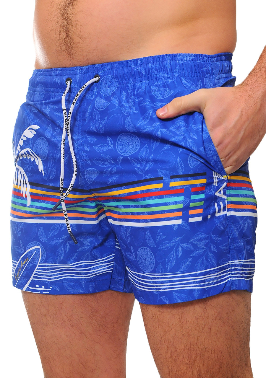 Шорти пляжні чоловічі Armani 20-S-2018 індиго S