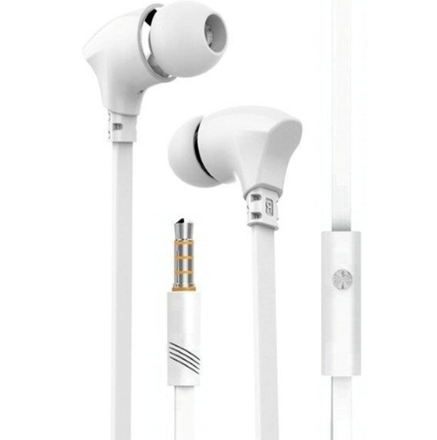 Навушники дротові з мікрофоном Celebrat G3 Білі 166005, фото 1