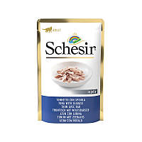 Консервы для кошек Schesir Tuna with Seabass с тунцем и морским окунем 85 гр