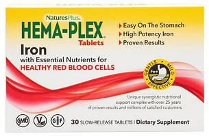 Залізо Natures Plus Hema-Plex Iron 30 tab