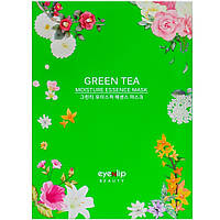 Набор масок для лица с зеленым чаем Eyenlip Moisture Essence Mask Green Tea 25 мл*10шт
