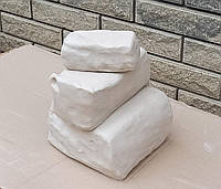 Біла глина для ліпки 5кг - творчості, гончарства, шлікерного лиття, художніх виробів